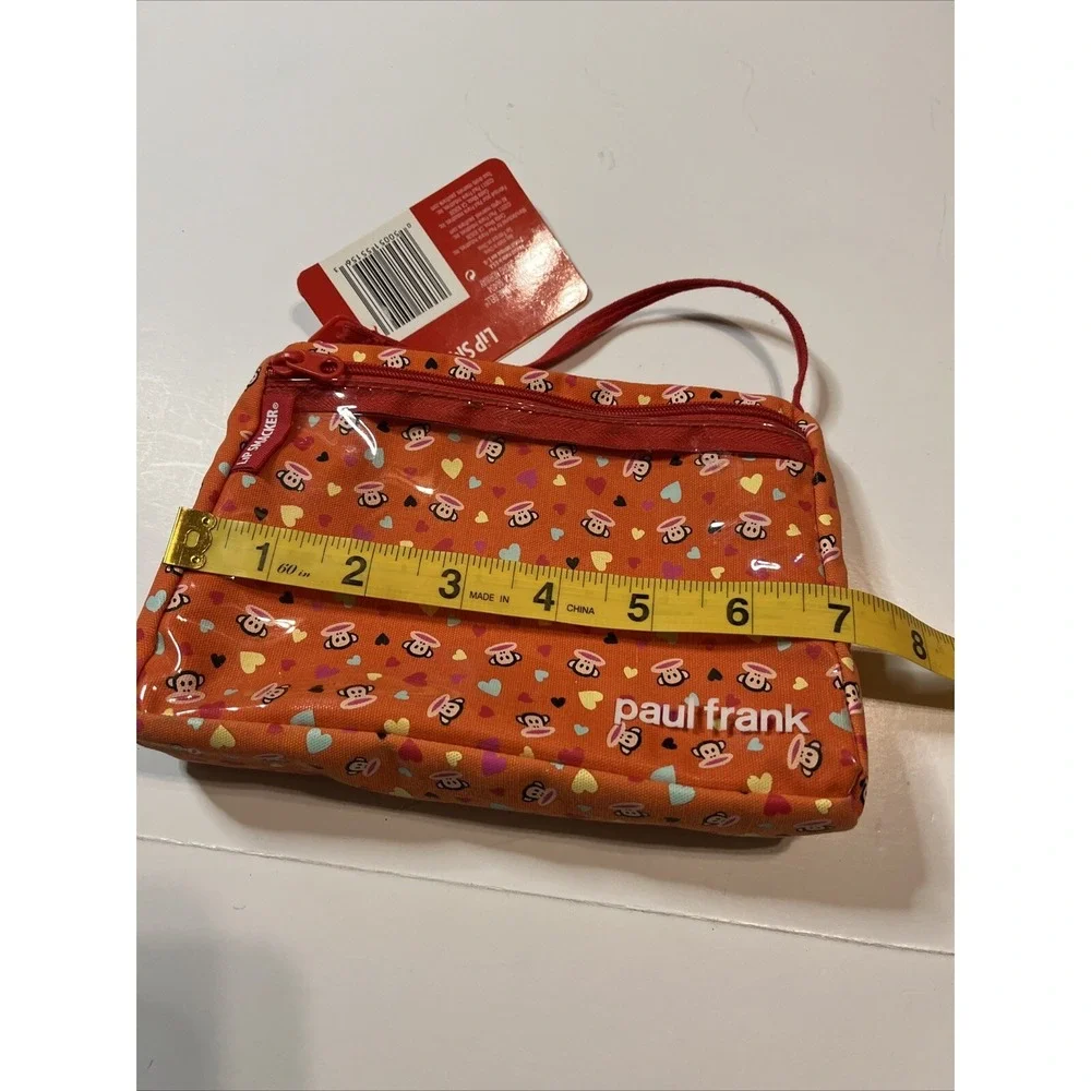 NWT Paul Frank Lip Smacker Cosmetic Pouch 2011 • Bag Only No Lipgloss